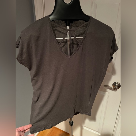 Express Tops - Grey Express short sleeve shirt